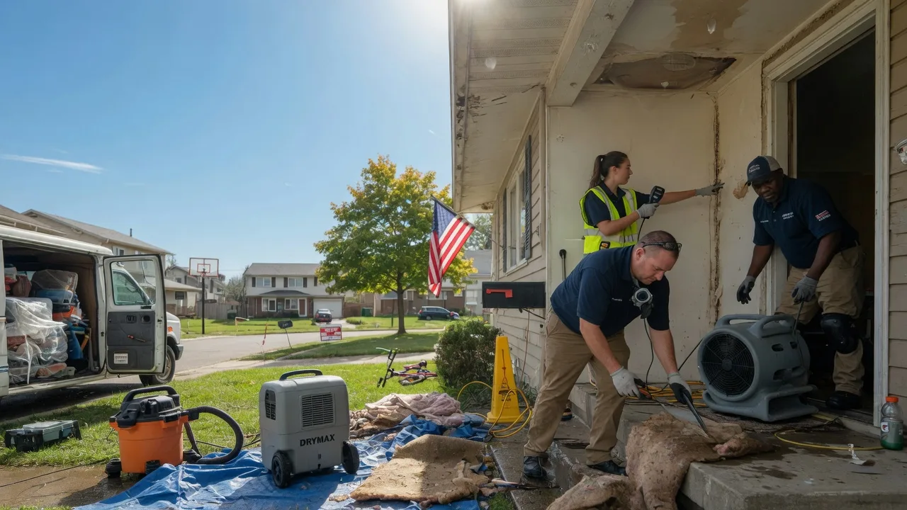 Water Damage Restoration in Flatwoods, LA near me